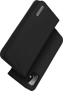Dux Ducis DUX DUCIS Wish skórzane etui pokrowiec ze skóry naturalnej iPhone 12 Pro / iPhone 12 czarny uniwersalny 2