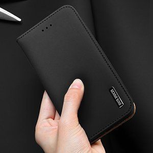 Dux Ducis DUX DUCIS Wish skórzane etui pokrowiec ze skóry naturalnej iPhone 12 Pro / iPhone 12 czerwony uniwersalny 10