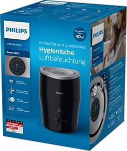 Nawilżacz powietrza Philips Philips nawilżacz HU4814 / 10 (do 40 m2, higieniczna technologia NanoCloud, cichy tryb nocny, tryb automatyczny, zbiornik na wodę 2 litry) czarny 3