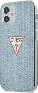 Guess Guess GUHCP12SPCUJULLB iPhone 12 5,4 niebieski/light blue hardcase Jeans Collection 1