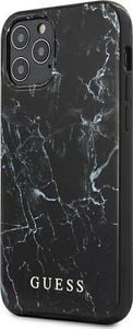 Guess Guess GUHCP12SPCUMABK iPhone 12 5,4 czarny/black hardcase Marble 1