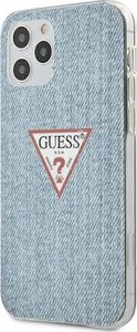 Guess Guess GUHCP12MPCUJULLB iPhone 12 6,1 Max/Pro niebieski/light blue hardcase Jeans Collection 1