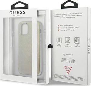 Guess Guess GUHCP12S3D4GIRBL iPhone 12 mini 5,4 opalowy/iridescent hardcase 4G 3D Pattern Collection 5