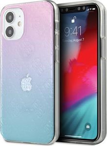 Guess Guess GUHCP12S3D4GGBP iPhone 12 mini 5,4 niebiesko-różowy/blue&pink hardcase 4G 3D Pattern Collection 1