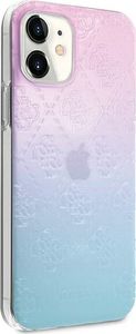 Guess Guess GUHCP12S3D4GGBP iPhone 12 mini 5,4 niebiesko-różowy/blue&pink hardcase 4G 3D Pattern Collection 4