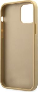 Guess Etui Guess GUHCP12LPUILGLG do iPhone 12 Pro Max 6,7 złoty/gold hardcase Iridescent Love Script Gold Logo 7