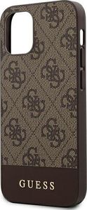 Guess Guess GUHCP12SG4GLBR iPhone 12 mini 5,4 brązowy/brown hardcase 4G Stripe Collection 6