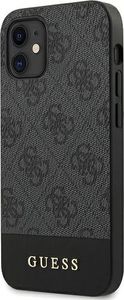 Guess Guess GUHCP12SG4GLGR iPhone 12 mini 5,4 szary/grey hardcase 4G Stripe Collection 2