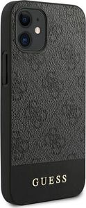 Guess Guess GUHCP12SG4GLGR iPhone 12 mini 5,4 szary/grey hardcase 4G Stripe Collection 4