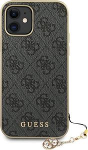 Guess Guess GUHCP12SGF4GGR iPhone 12 mini 5,4 szary/grey hardcase 4G Charms Collection 3