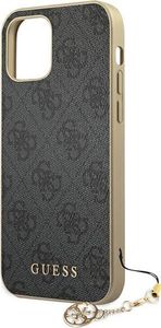Guess Guess GUHCP12SGF4GGR iPhone 12 mini 5,4 szary/grey hardcase 4G Charms Collection 6