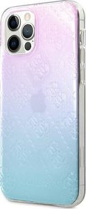 Guess Guess GUHCP12M3D4GGBP iPhone 12/12 Pro 6,1 niebiesko-różowy/blue&pink hardcase 4G 3D Pattern Collection 2