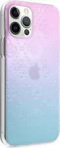 Guess Guess GUHCP12M3D4GGBP iPhone 12/12 Pro 6,1 niebiesko-różowy/blue&pink hardcase 4G 3D Pattern Collection 4