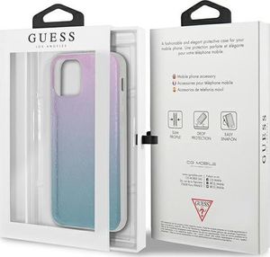 Guess Guess GUHCP12M3D4GGBP iPhone 12/12 Pro 6,1 niebiesko-różowy/blue&pink hardcase 4G 3D Pattern Collection 8