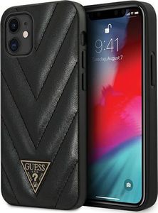 Guess Guess GUHCP12SPUVQTMLBK iPhone 12 mini 5,4 czarny/black hardcase V-Quilted Collection 1