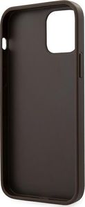 Guess Etui Guess GUHCP12MG4GLBR do iPhone 12/12 Pro 6,1 brązowy/brown hardcase 4G Stripe Collection 7