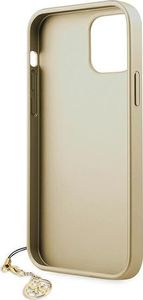 Guess Etui Guess GUHCP12LGF4GGR do iPhone 12 Pro Max 6,7 szary/grey hardcase 4G Charms Collection (111506) - om-70298 7