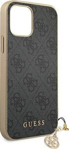 Guess Etui Guess GUHCP12LGF4GGR do iPhone 12 Pro Max 6,7 szary/grey hardcase 4G Charms Collection (111506) - om-70298 8