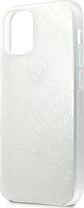 Guess Guess GUHCP12S3D4GTR iPhone 12 mini 5,4 transparent hardcase 4G 3D Pattern Collection 6