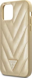Guess Guess GUHCP12LPUVQTMLBE iPhone 12 Pro Max 6,7 złoty/gold hardcase V-Quilted Collection 5