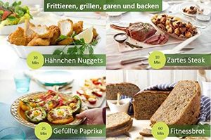 Frytkownica Philips Philips HD9260 / 90 Airfryer XL - ? (frytkownica na gorące powietrze, 1900 W, dla 3-4 osób, pojemność 1200 g, wyświetlacz cyfrowy) czarny 5