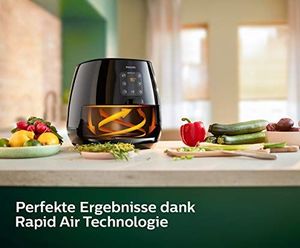 Frytkownica Philips Philips HD9260 / 90 Airfryer XL - ? (frytkownica na gorące powietrze, 1900 W, dla 3-4 osób, pojemność 1200 g, wyświetlacz cyfrowy) czarny 6