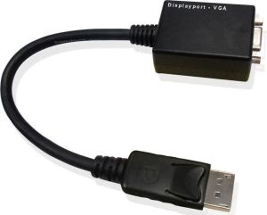 Adapter AV Art DisplayPort - D-Sub (VGA) czarny (AL-OEM-85) 1