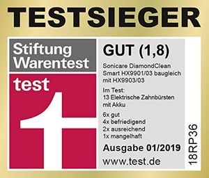 Szczoteczka Philips Philips Sonicare DiamondClean Smart elektryczna szczoteczka z technologią dźwięku HX9901 / 03, kontrola ciśnienia, programy czyszczenia 4, szklanka do ładowania, biała 2