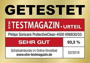 Szczoteczka Philips Sonicare ProtectiveClean 4500 HX6830/53 Czarna 4