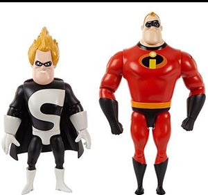 Figurka Mattel Mattel GMD18 The Incredible Action Figurkas 2-pack z Mr. Incredible and Syndrome 1