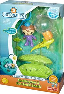 Figurka Mattel Mattel Octonauts Figurka Rescue Kit Shellington The Swell Shark 5
