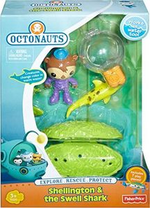 Figurka Mattel Mattel Octonauts Figurka Rescue Kit Shellington The Swell Shark 6