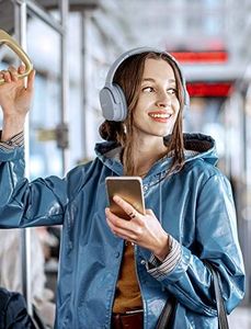 Słuchawki Mpow Słuchawki (ANC), Słuchawki Bluetooth Mpow H10 z ulepszoną technologią Dual Mic ANC, 30 godzin pracy, chip CSR, składane do podróży, pracy, szare 4