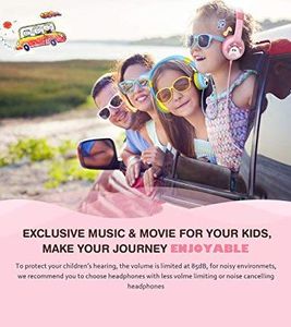 Słuchawki Mpow Słuchawki Mpow dla dzieci, Słuchawki dla dzieci z ograniczeniem głośności do 85 dB, ochrona słuchu i funkcja udostępniania muzyki, bezpieczna jakość żywności dla dzieci 7