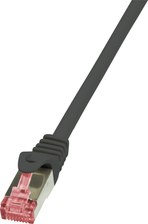 LogiLink CAT 6 Patchcord S/FTP PIMF Czarny 3M (CQ2063S) 1