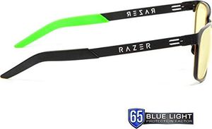 Okulary Gunnar Gunnar - Model: Razer FPS, obiektyw: Amber - Okulary z anty-niebieskim światłem - Opatentowane soczewki, 65% niebieskiego światła i 100% UV 4