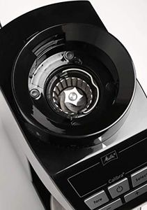 Młynek do kawy Melitta Melitta 1027-01 SST BK elektryczny młynek do kawy Calibra ze stożkowym młynkiem i wyświetlaczem LCD, a także zintegrowaną skalą, 39 ustawień mielenia, pojemność: 375 g, 160, czarny / stal nierdzewna 3