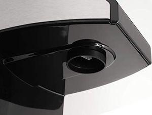 Młynek do kawy Melitta Melitta 1027-01 SST BK elektryczny młynek do kawy Calibra ze stożkowym młynkiem i wyświetlaczem LCD, a także zintegrowaną skalą, 39 ustawień mielenia, pojemność: 375 g, 160, czarny / stal nierdzewna 5