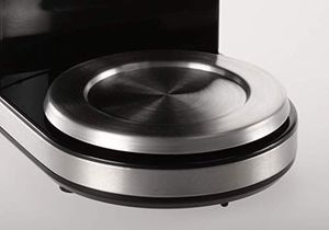 Młynek do kawy Melitta Melitta 1027-01 SST BK elektryczny młynek do kawy Calibra ze stożkowym młynkiem i wyświetlaczem LCD, a także zintegrowaną skalą, 39 ustawień mielenia, pojemność: 375 g, 160, czarny / stal nierdzewna 8