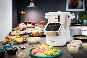 Robot kuchenny Krups urządzenie kuchenne Krups Prep Cook HP5031 (1550 W, do 12000 obr./min, z funkcją gotowania) biały / stal nierdzewna 4