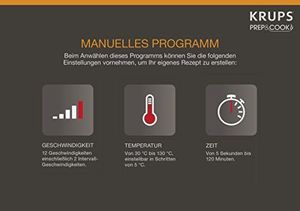 Robot kuchenny Krups urządzenie kuchenne Krups Prep Cook HP5031 (1550 W, do 12000 obr./min, z funkcją gotowania) biały / stal nierdzewna 7