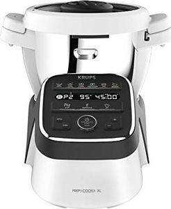 Robot kuchenny Krups Wielofunkcyjny robot kuchenny Krups HP50A8 Prep Cook XL, 1550, stal nierdzewna, 3 litry, biały / czarny 2