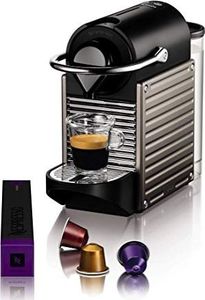 Ekspres na kapsułki Krups Krupes Nespresso Pixie Automatyczny zapłon ekspresu do kawy. tytan 1