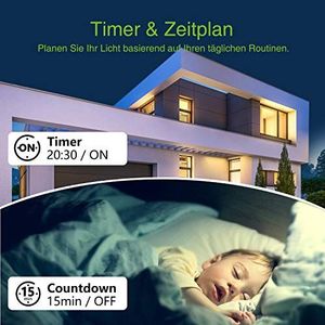 Gosund Inteligentna Listwa Gosund WLAN z USB, niezależnym przełącznikiem, wieloma gniazdami z kontrolą głosową Alexa i Google Home, pomiar zużycia energii, minutnik i kontrola aplikacji, 5 stóp, WIFI tylko 2,4 GHz 5