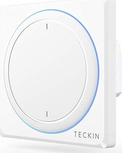 TECKIN Przełącznik światła TECKIN Smart Alexa Inteligentny przełącznik WIFI w ścianie Kompatybilny z Alexa, Google Home z pilotem i sterowaniem głosowym, nie jest wymagany koncentrator (2-drożny) 1