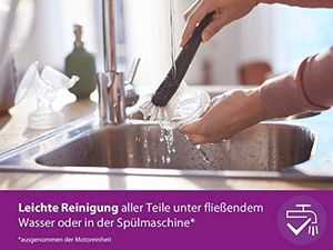 Avent Elektryczny laktator Philips Avent SCF397 / 11, podwójna laktator, elastyczna silikonowa poduszka, naturalna butelka, cichy silnik, różowy 3