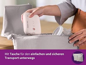 Avent Elektryczny laktator Philips Avent SCF397 / 11, podwójna laktator, elastyczna silikonowa poduszka, naturalna butelka, cichy silnik, różowy 8