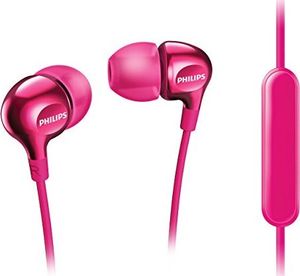 Słuchawki Philips Słuchawki Philips SHE3705PK z mikrofonem ( wzmocnione kable, idealne dopasowanie) różowe 1