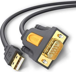 Kabel USB Ugreen USB-A - RS-232 1 m Szary (20210) 1