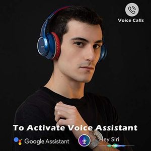 Słuchawki Srhythm Słuchawki bezprzewodowe Bluetooth 5.0, wersja Srhythm 2020 NC15 Over-Ear Składane z mikrofonami na lekcje online / dom / biuro / TV / PC / telefon 3